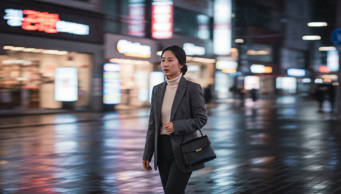 AI 감성 사진 프롬프트, 흔들려도 예쁜 밤거리 파파라치 컷 10초 완성